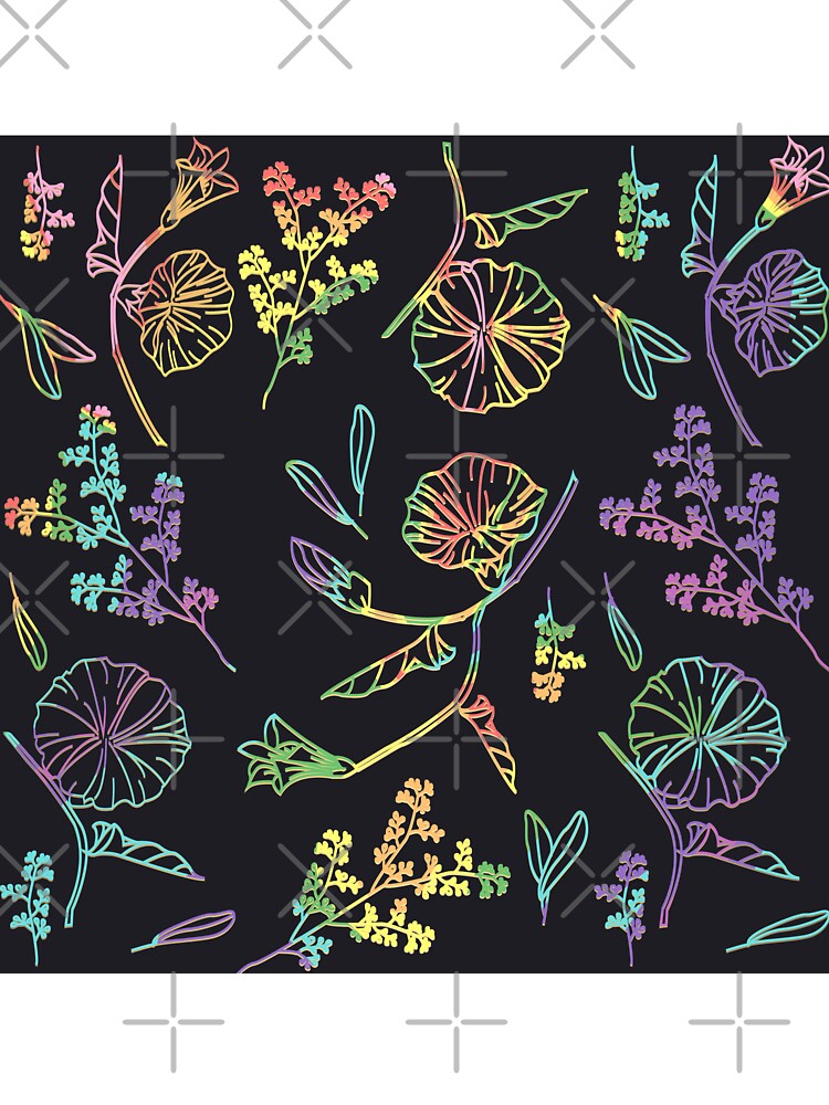 lowkey gay flower pattern by goblinbabe