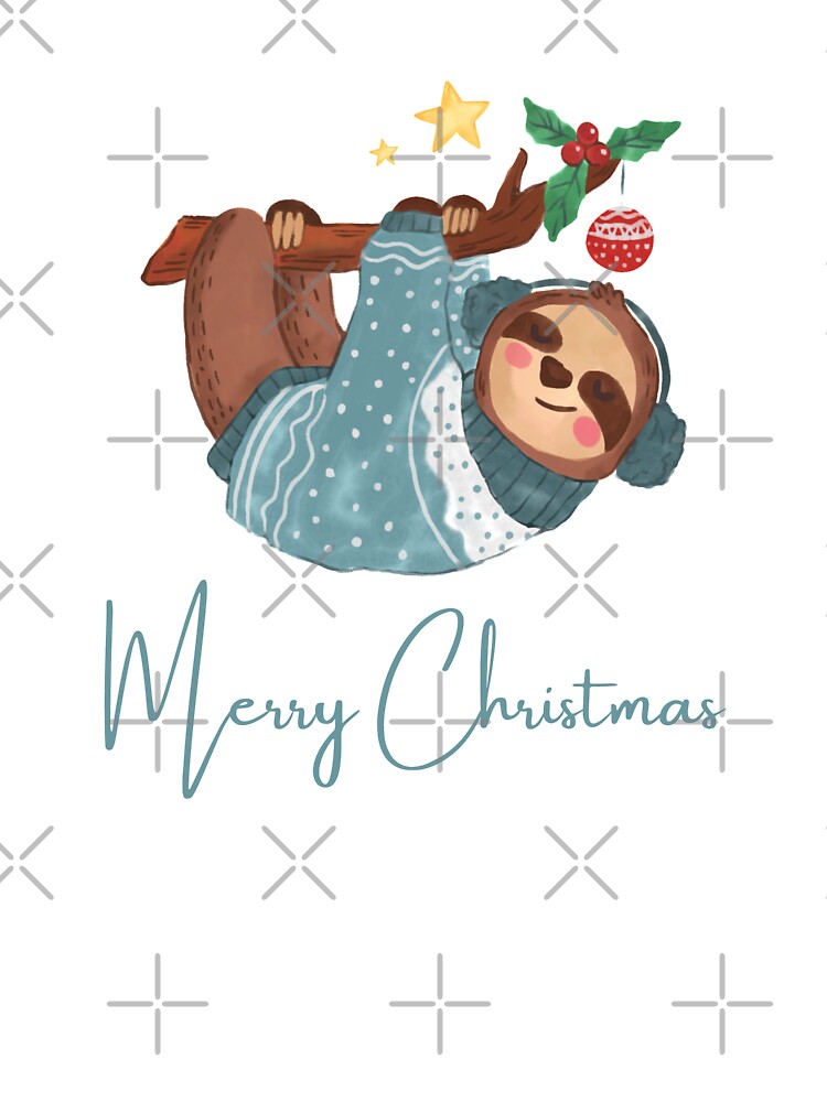 Christmas sloth by DaniBazz