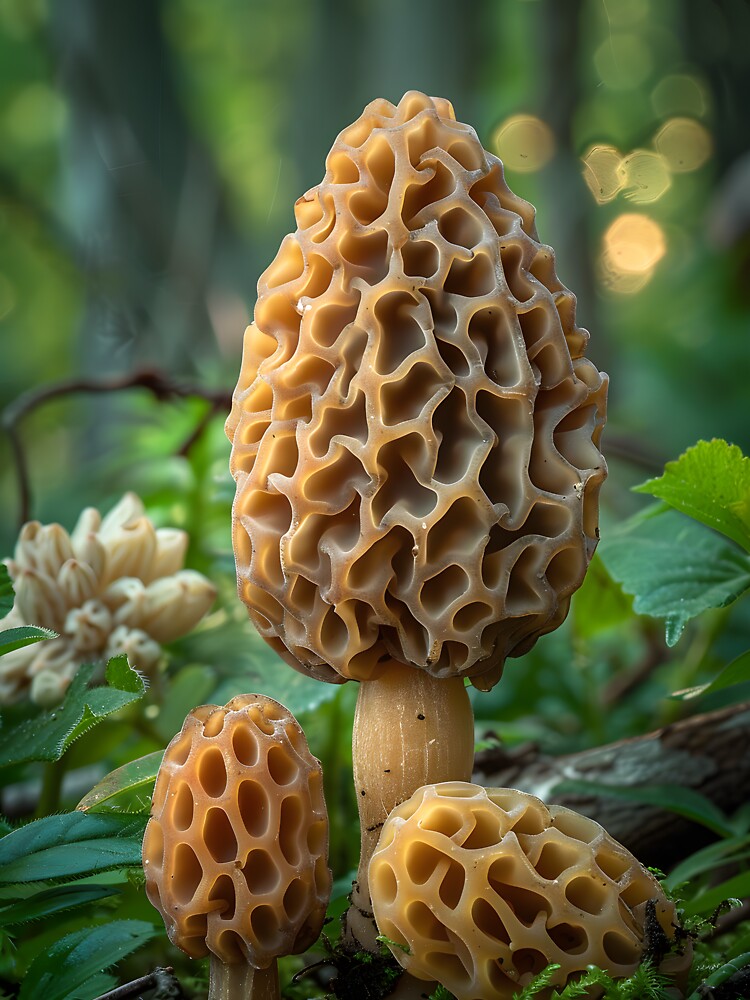 Morel Mushrooms | Photo-Realistic Medicinal Mushrooms by MedicinalMushies
