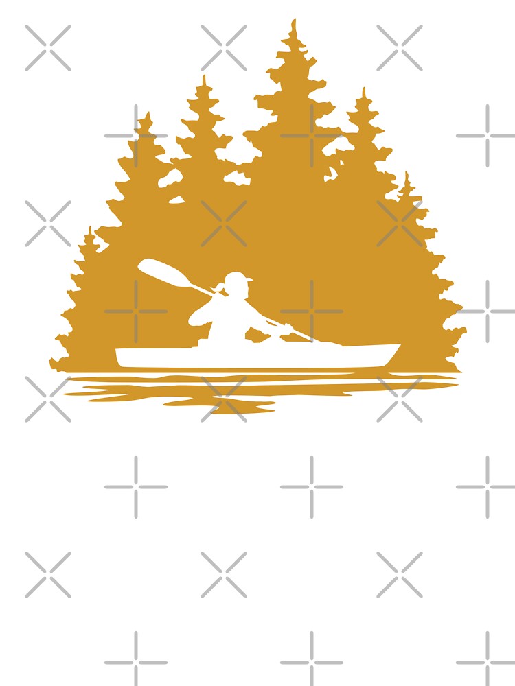 Lake Scene With a Girl Kayaking by Sam Morrison
