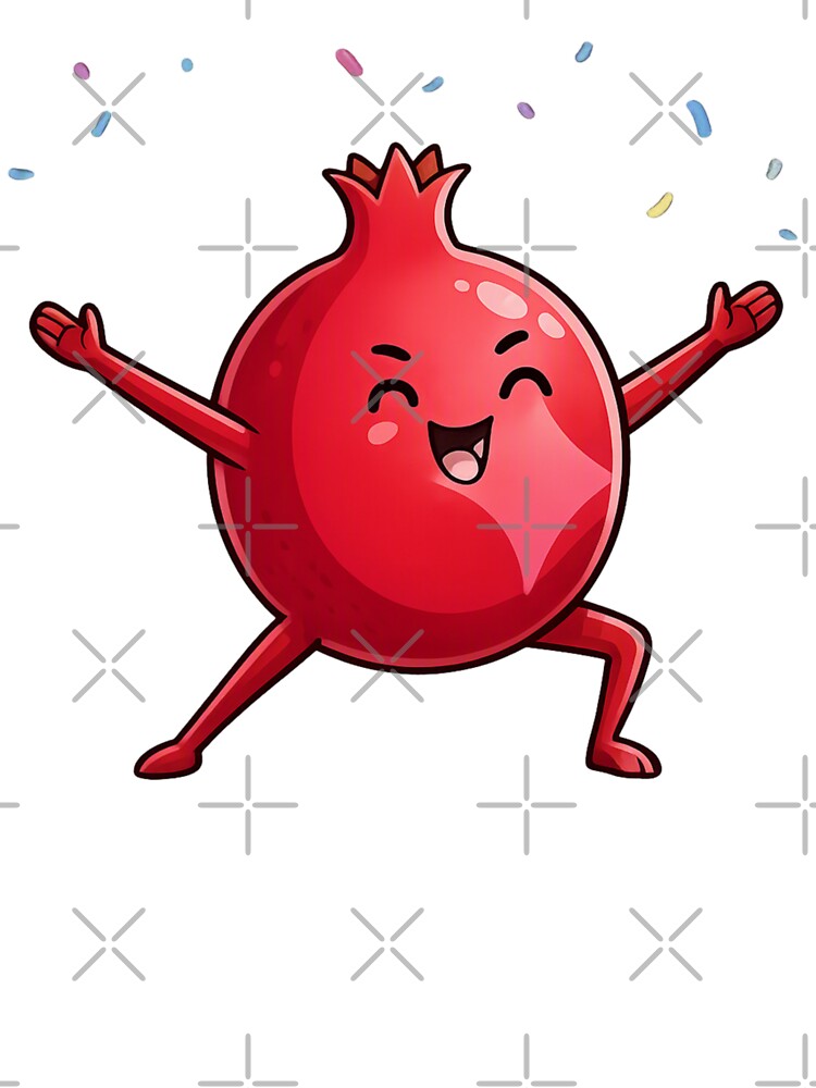 Cheering Pomegranate Confetti Joy Celebration by moTshiTshi