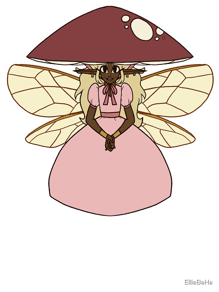 Adorable Mushroom Fairy by EllieBeHe