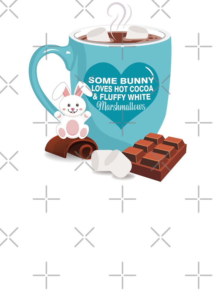 Some bunny loves hot cocoa BLUE by StellarFX