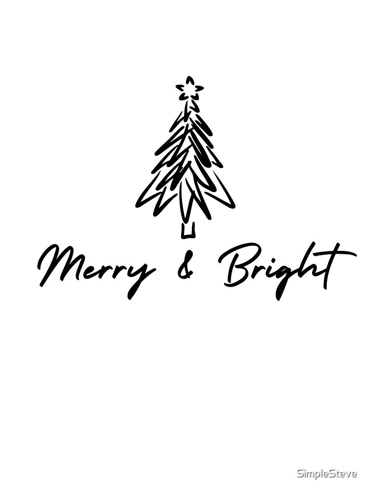 Merry and Bright Christmas Tree by SimpleSteve