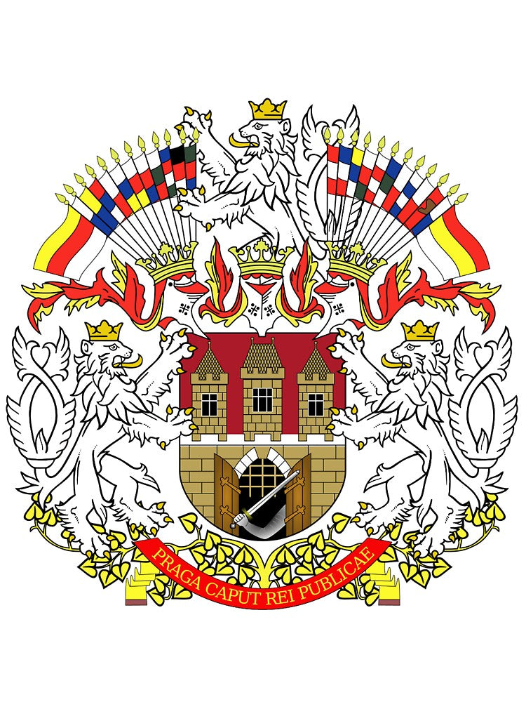 Znak hlavního města Prahy - Czech Prague Praha Emblem by RBEnt