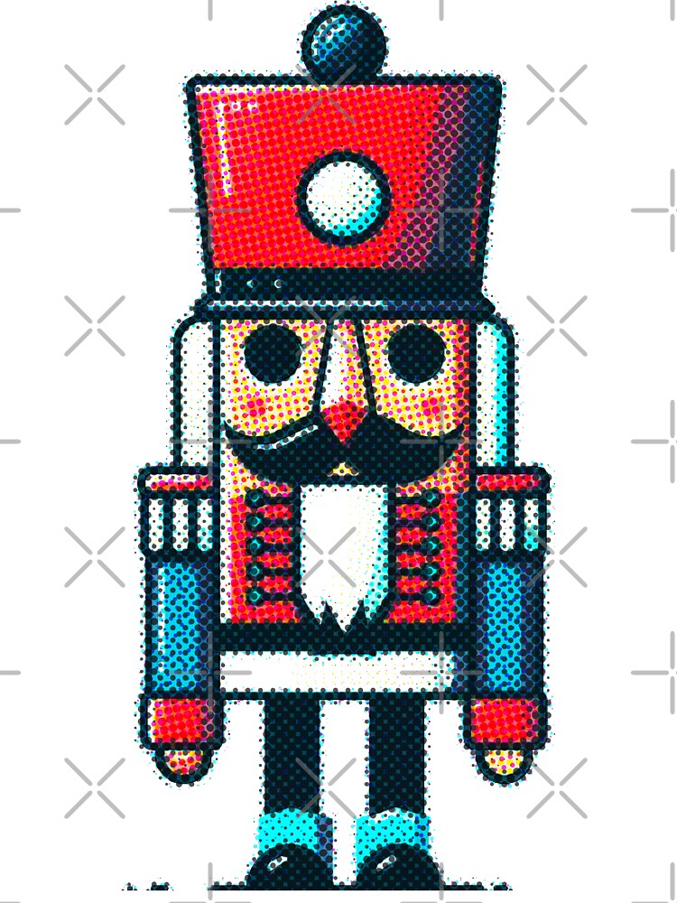 Dotted Cartoon Nutcracker Doodle by Star-Fragment