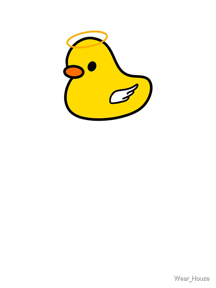 Heavenly Angel Rubber Duck with Halo by Wear_Houze