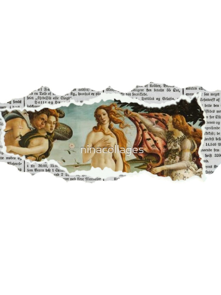 the birth of venus- dark academia collage by ninacollages