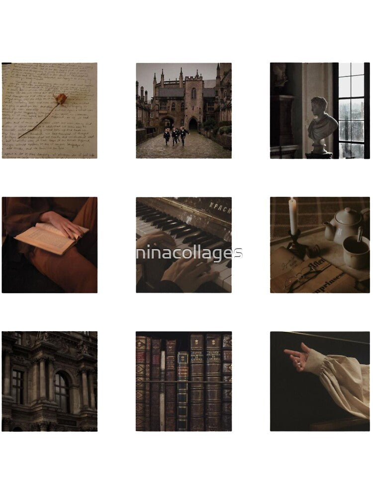 Dark Academia Moodboard by ninacollages
