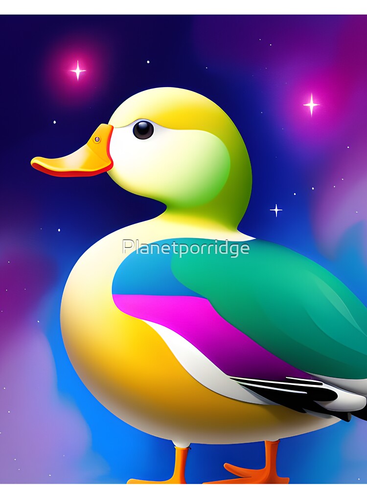 Duck in the stars by Planetporridge