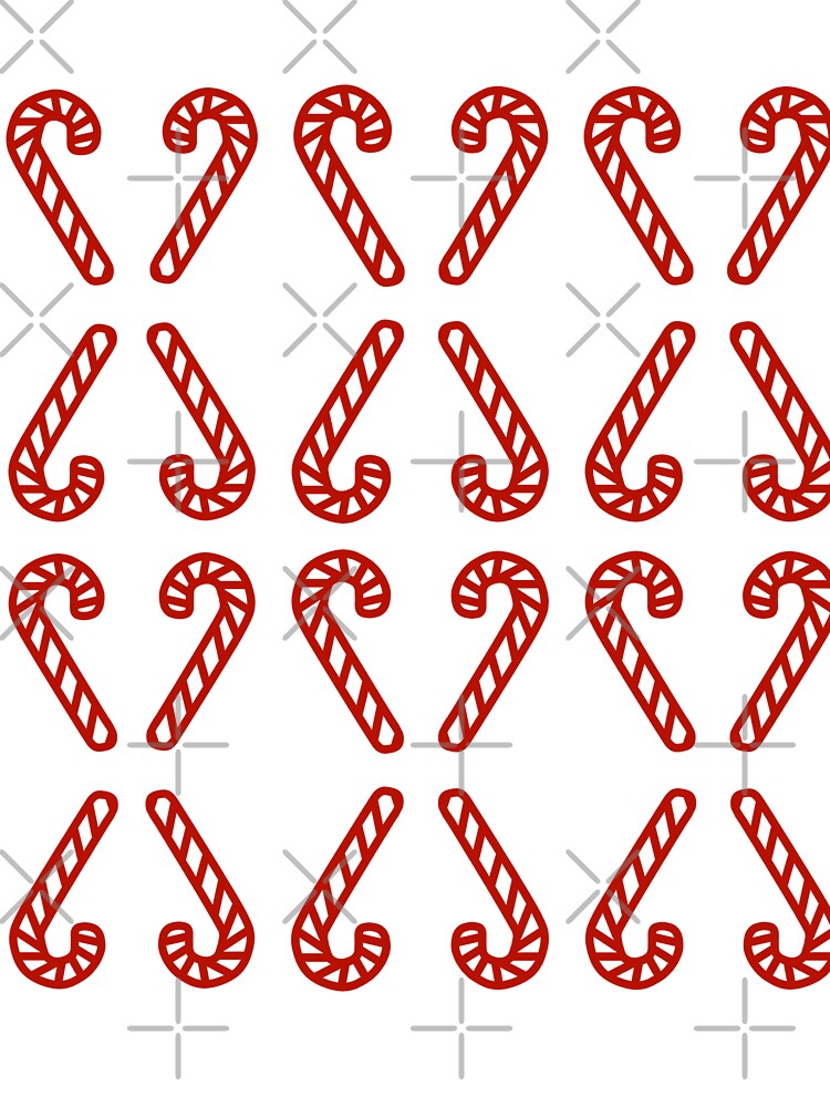 Candy Cane Christmas Holiday Pattern by RainbowDoveShop