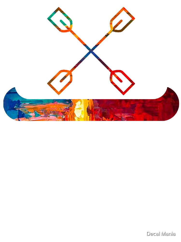 Abstract Kayak Art by Decal Mania