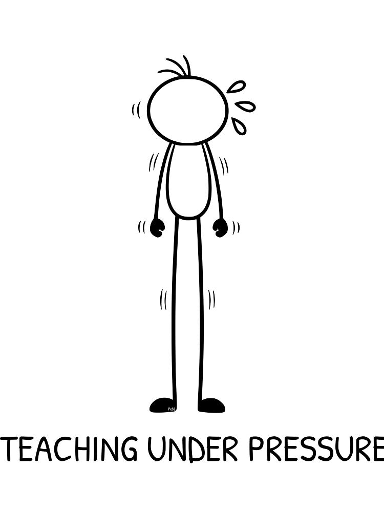 Teaching Under Pressure | Funny Teacher Shirt | Teacher Appreciation Gift by Pebl-Co