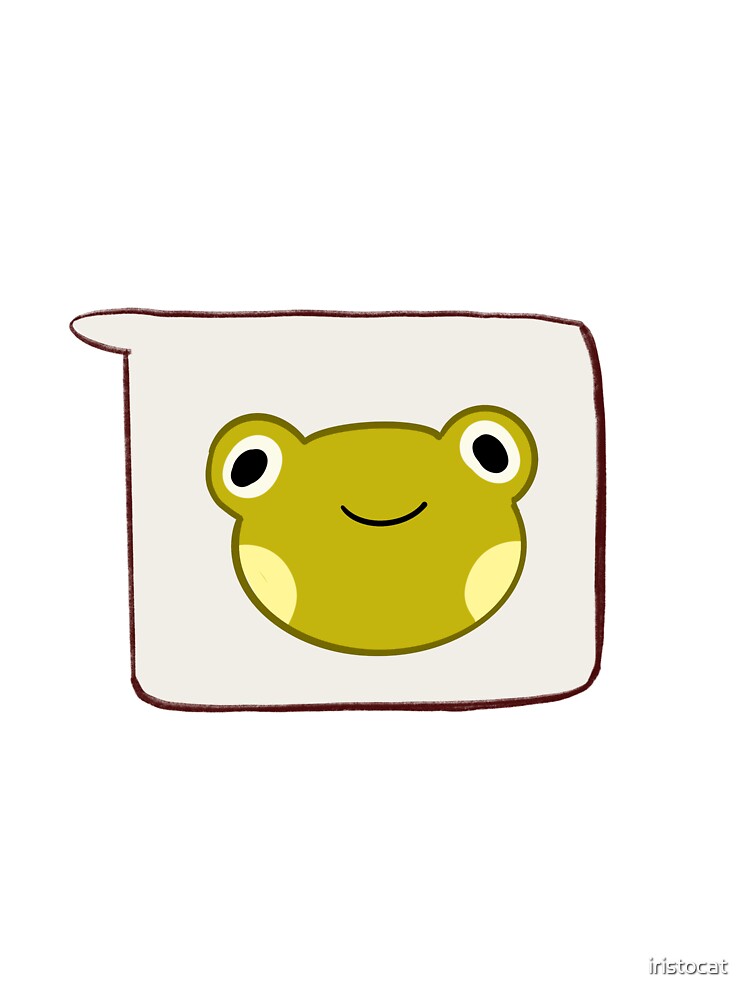 cute frog sticker by iristocat