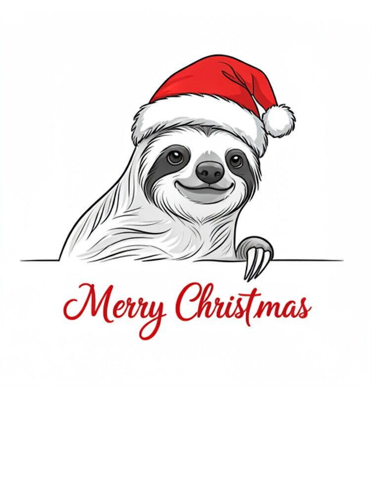 Merry Christmas Sloth by Outlandishrob