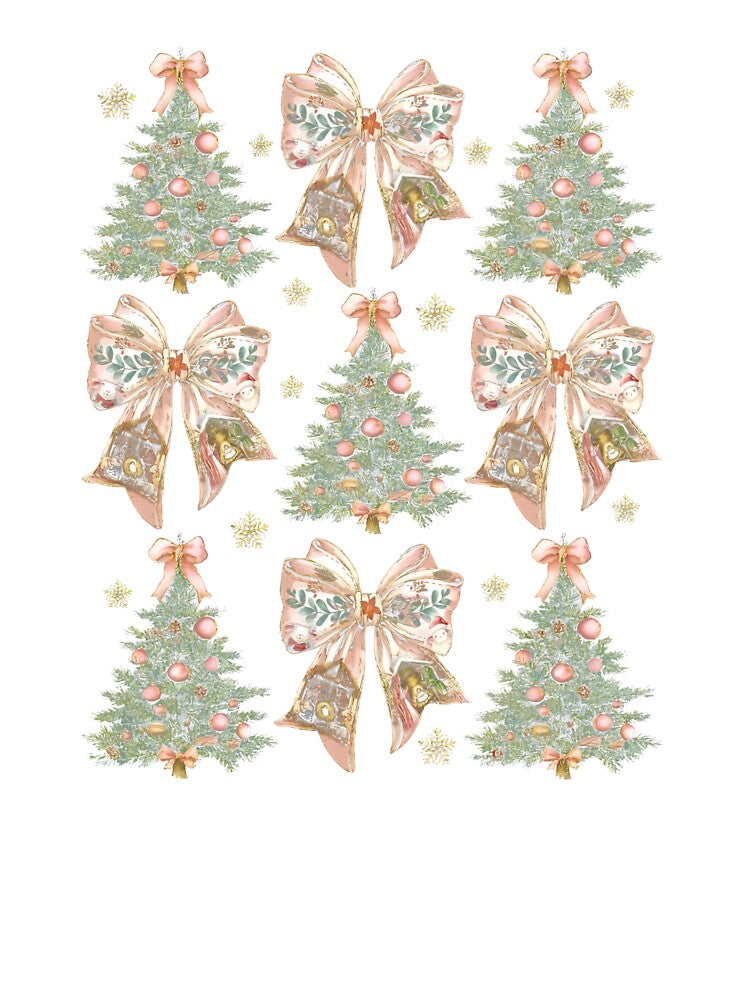 Coquette Jesus Christmas Bow, Christmas Tree by Tomaswikstrom