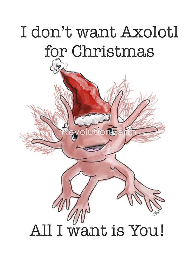 Axolotl for Christmas by RevolutionEarth