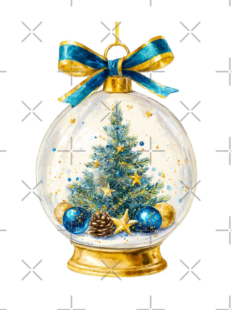 Christmas Tree Glass Ball by scicilysimonee