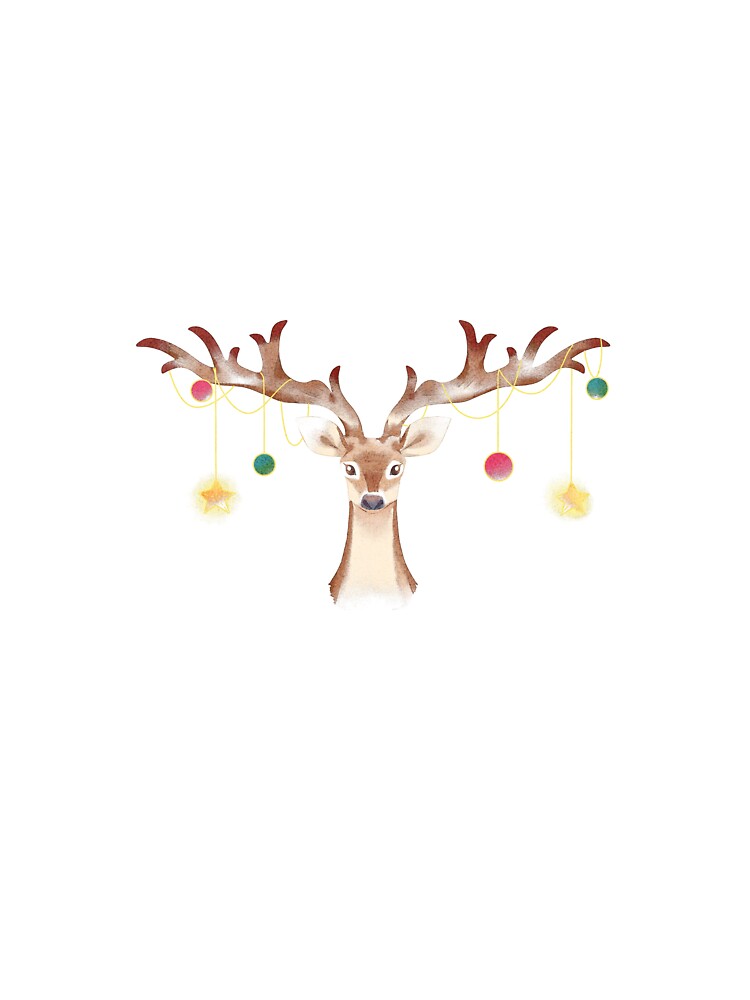Holiday Deer! Decorated antlers, check! by AbiLeads