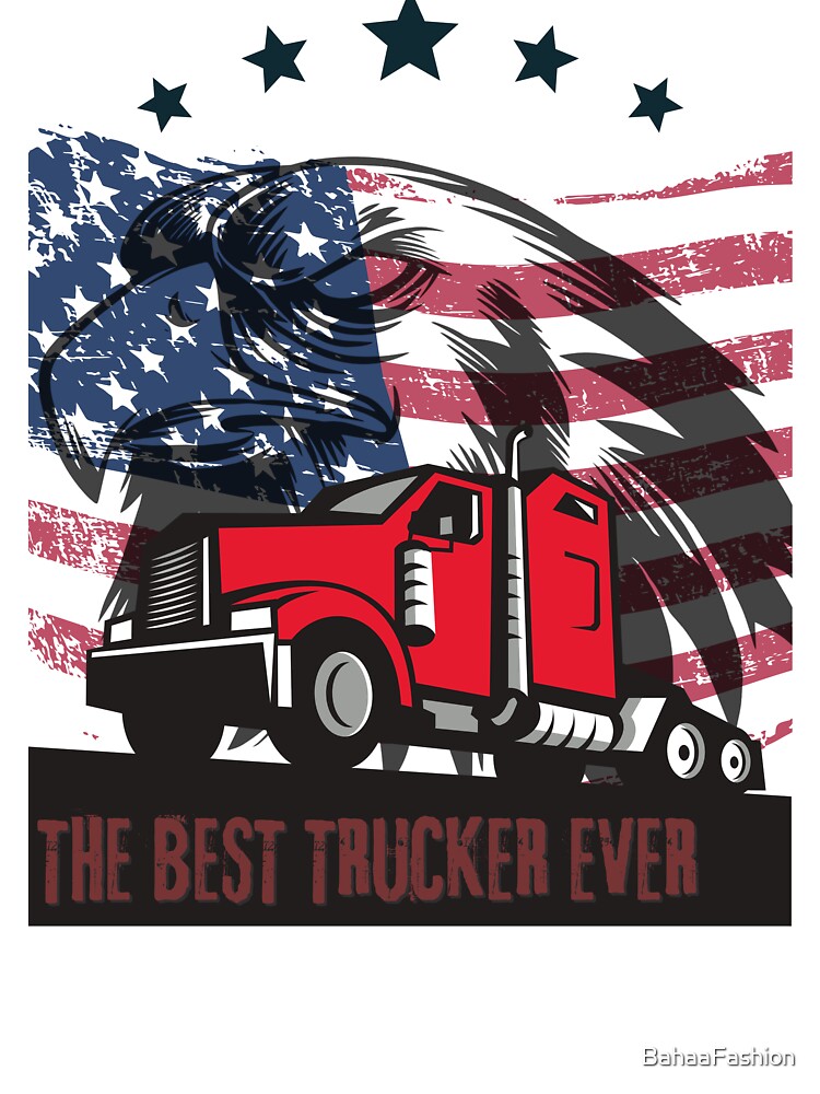 Trucker Legend - Truck drivers of USA by BahaaFashion