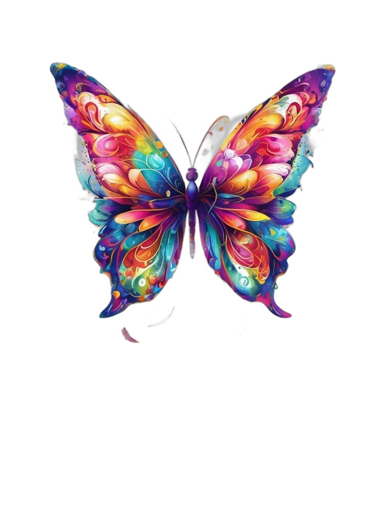 Fairycore Butterfly Vibrant Illustration by Shadow-Stone