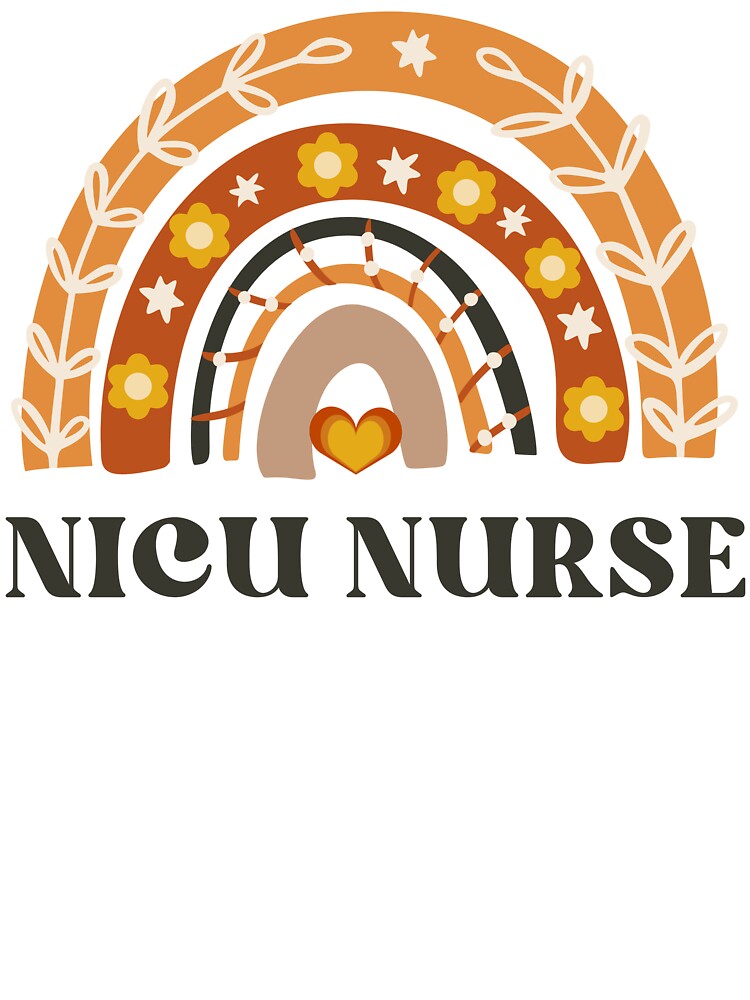 NICU Nurse Vintage Rainbow by AsinusAS