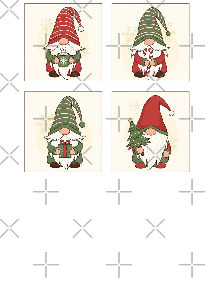 Christmas Gnome | Whimsically Festive and Nordic-Inspired Holiday Graphic by Tw1nsAIArt
