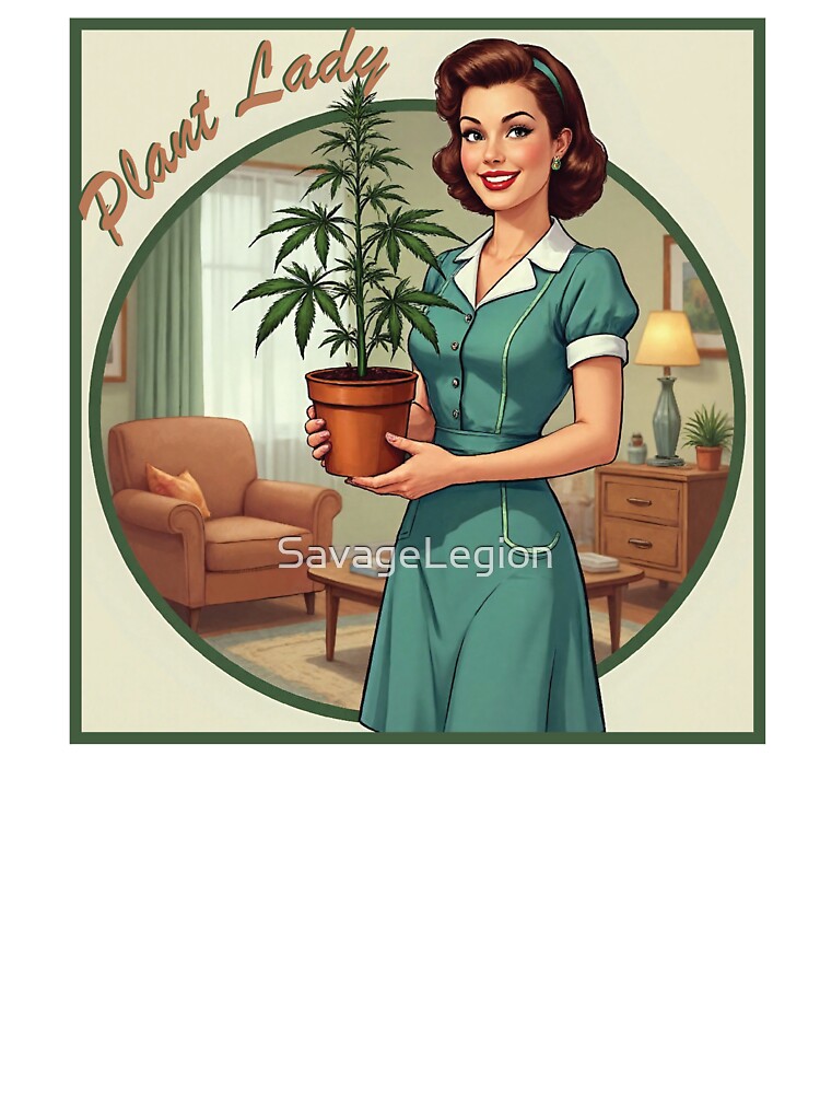 plant lady, house plants, vintage plant lady, housewife, potted plants, house plant, crazy plant lady by SavageLegion