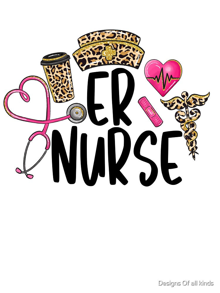 ER Love Nurse life cheetah by Designs Of all kinds