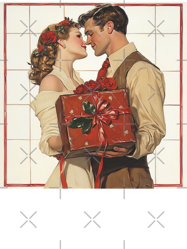 Vintage Christmas Couple by MendaciousMina