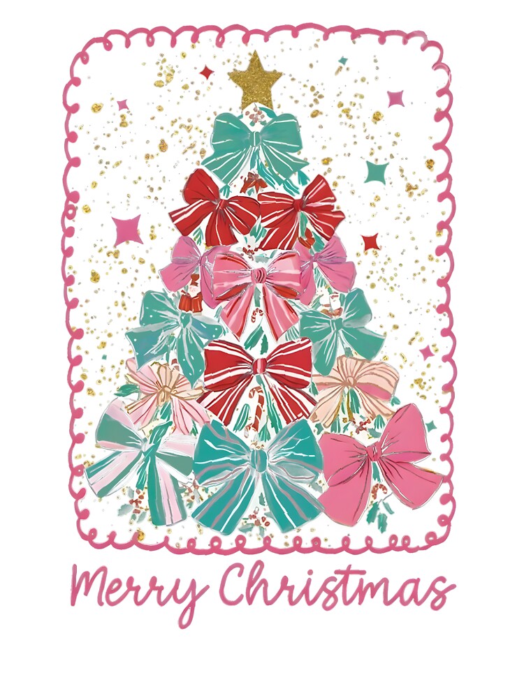 Merry Christmas Bow Tree by Fenenkorollan