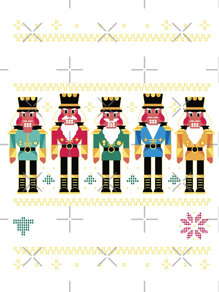 Nutcracker Squad Matching Family Ugly Christmas Sweater by Merchking1