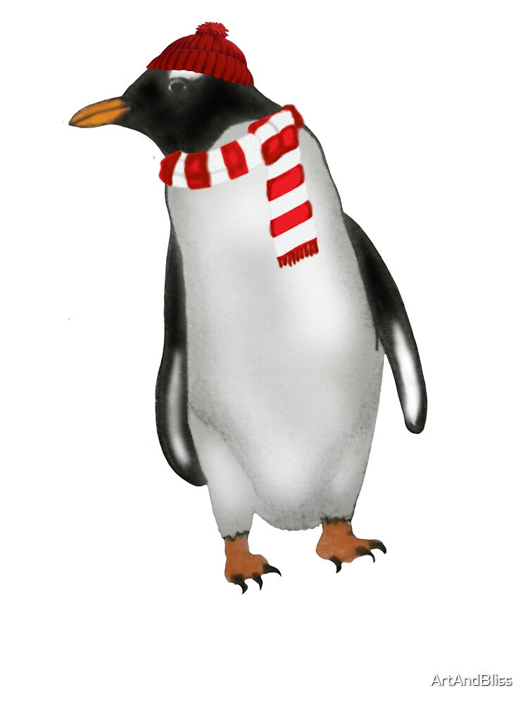 Cozy Winter Penguin by ArtAndBliss