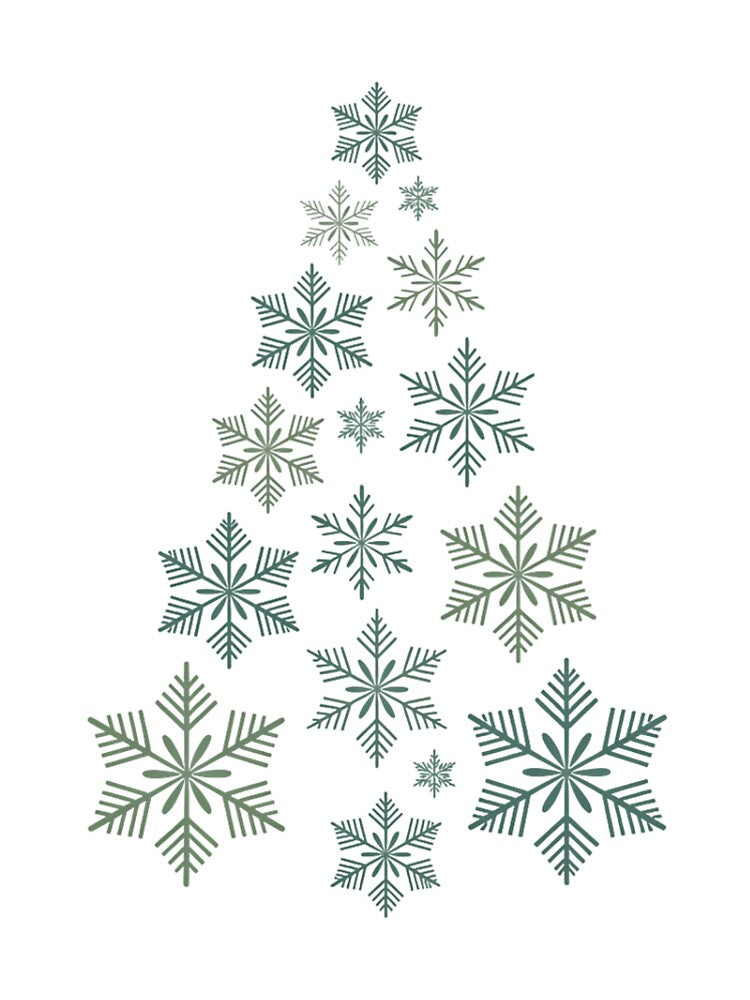 Snowflake Tree Winter Snow Family Christmas Christmas Holiday by VENOM0RIOT