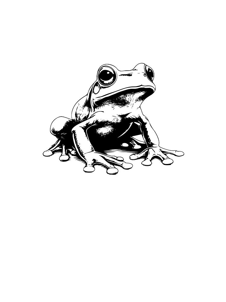 Frog in a Christmas Hat by JollyCritters