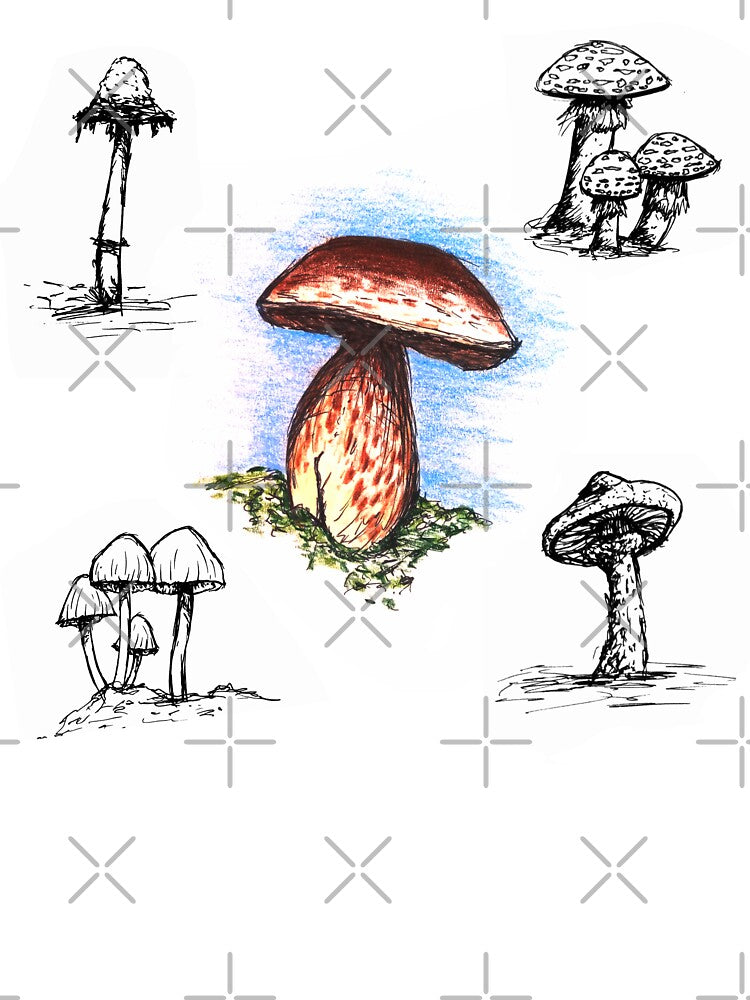 Mushroom Varieties by ArtbyShayne4u8