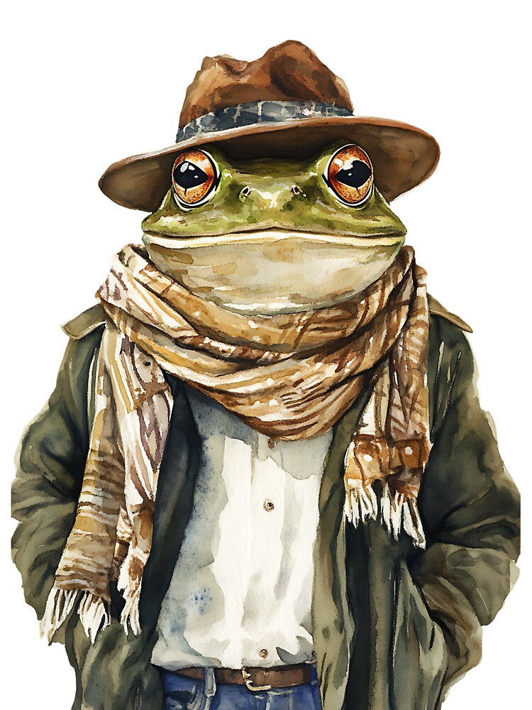 Cottagecore Frog by bapupa