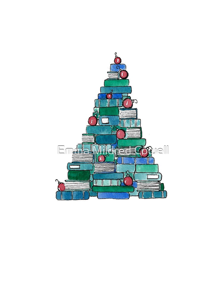 Bookish Christmas Tree 2020 by Emma Mildred Cowell