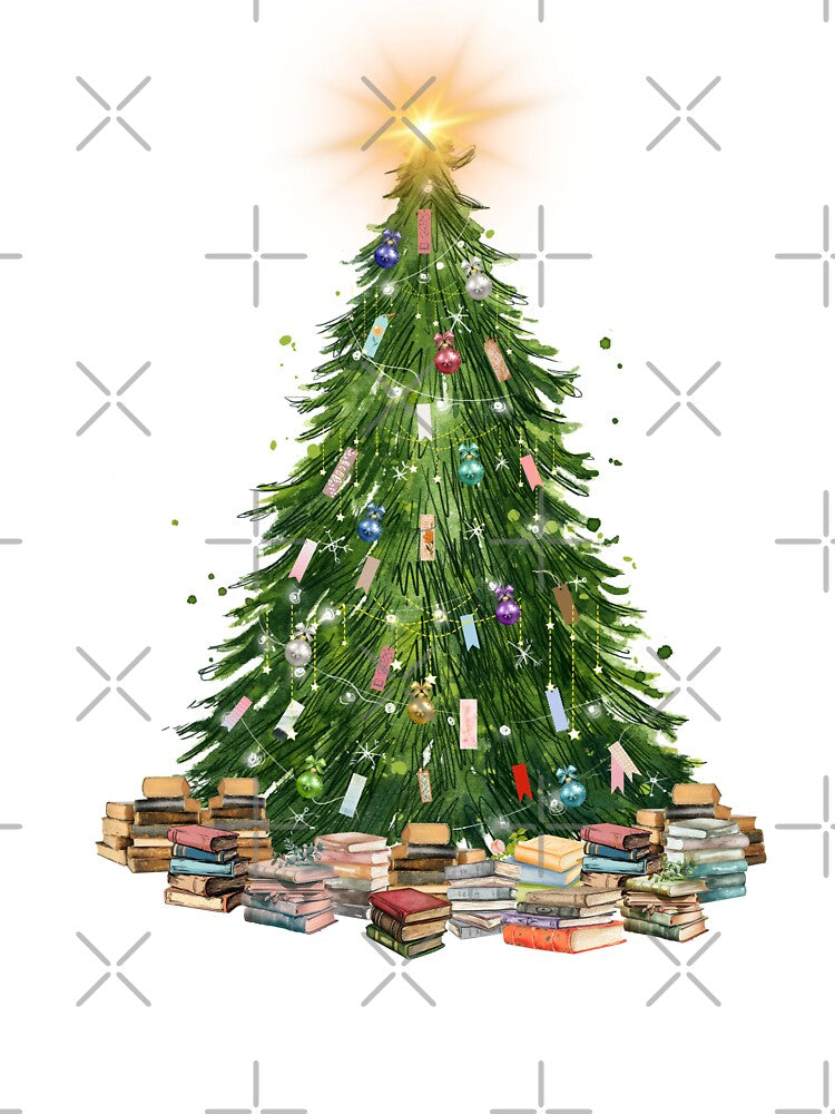 Bookish Christmas Tree by InkDrinker23