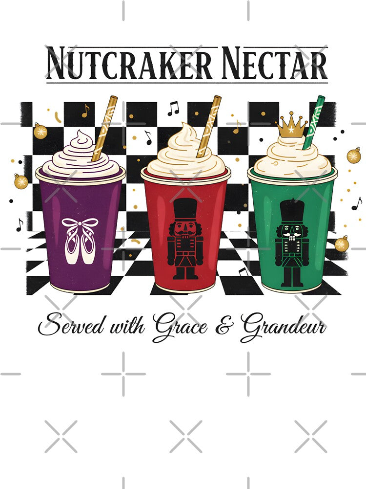 Nutcracker Nectar Christmas Coffee | Holiday Ballet Drink Design by justyna-s28