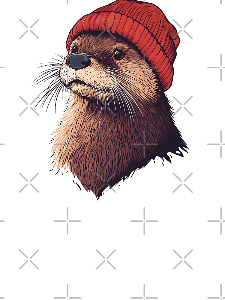 otter with hat by DerSenat