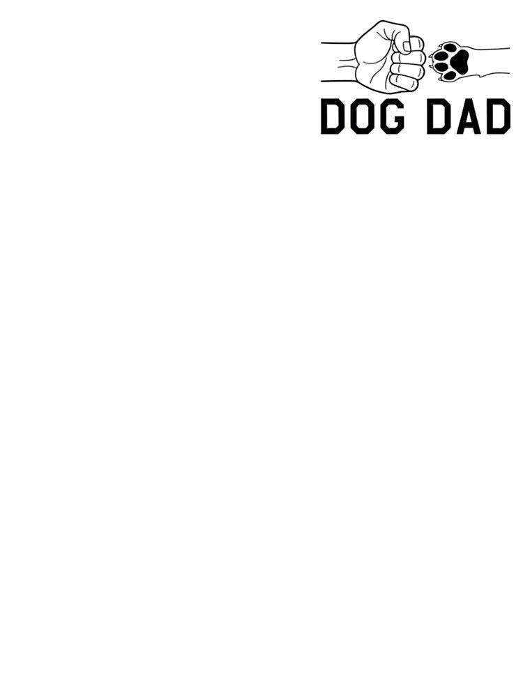 Dog Dad Shirt for Men by CustomViva