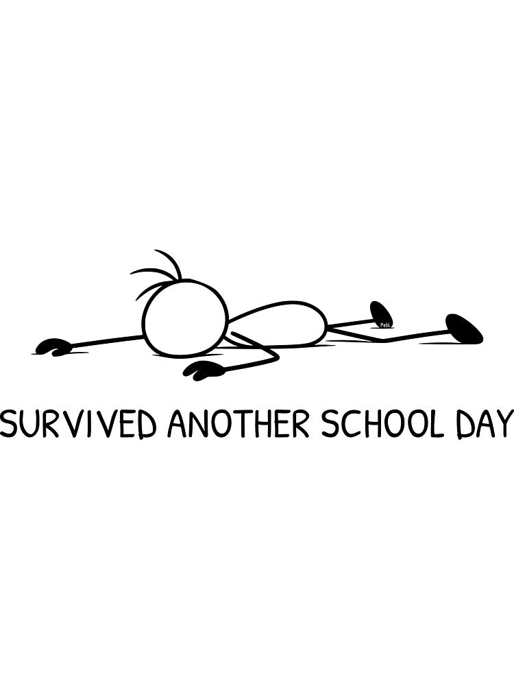 Survived Another School Day | Funny Teacher Shirt | Teacher Appreciation Gift by Pebl-Co