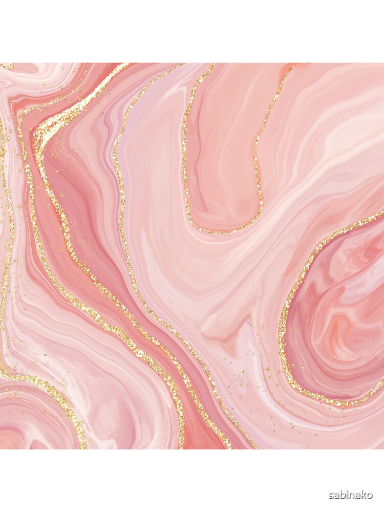 Aesthetic pink peach liquid by sabinako