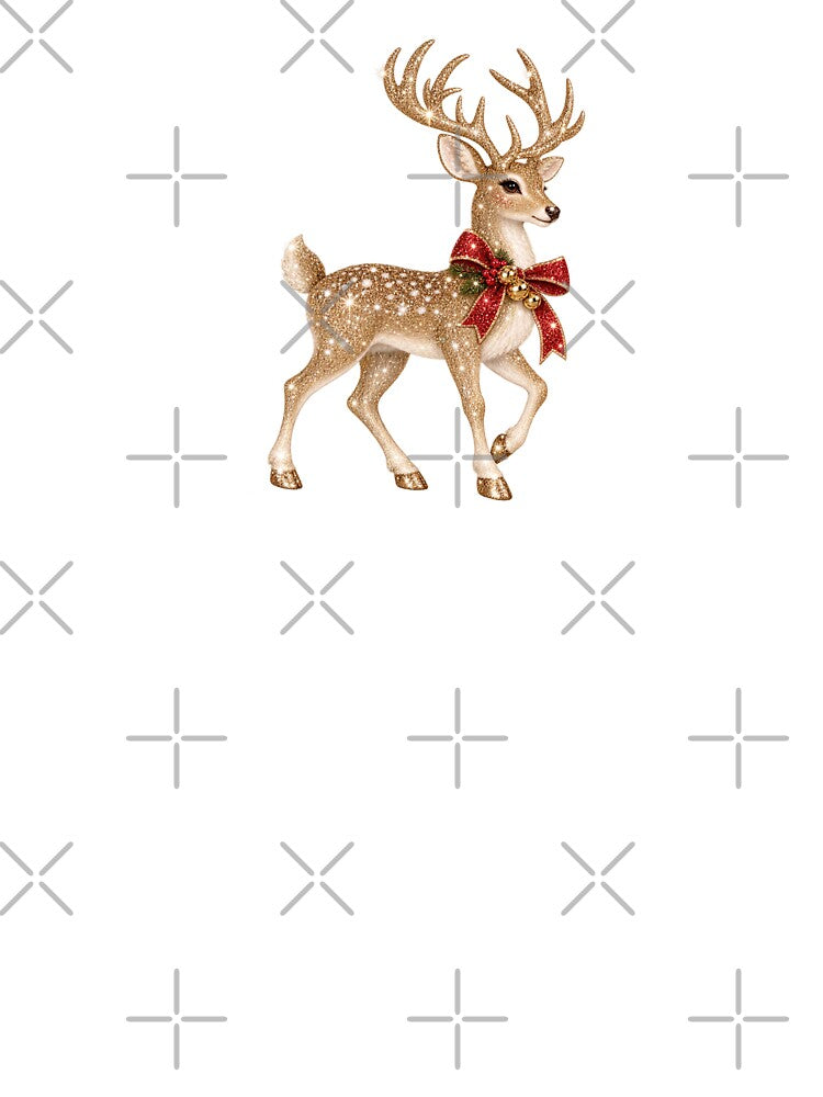 Glittering Reindeer Christmas Ornament by MIRANDA CREATIVE