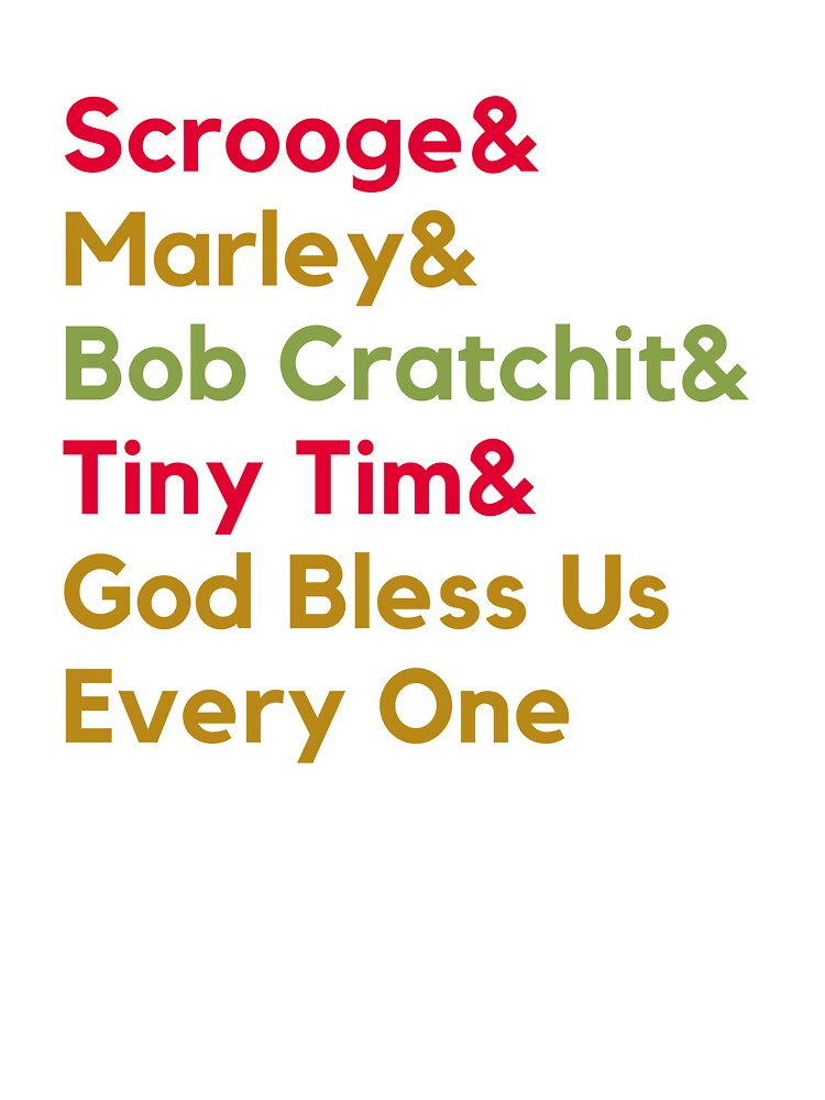 Scrooge Christmas Carol God Bless Us Every One by IceCreamMuseum