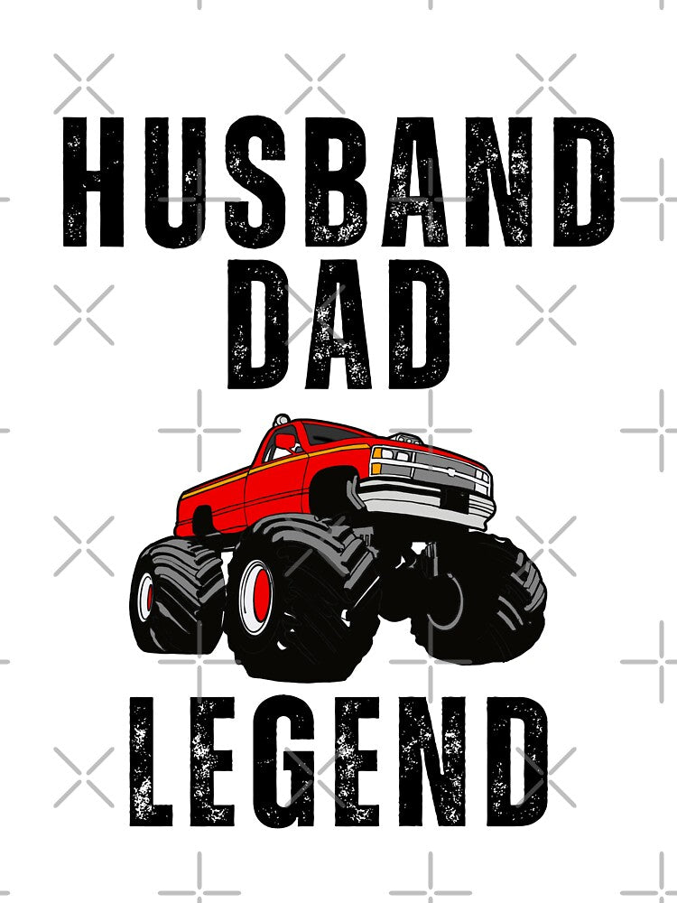 husband dad trucker legend by IHRArt