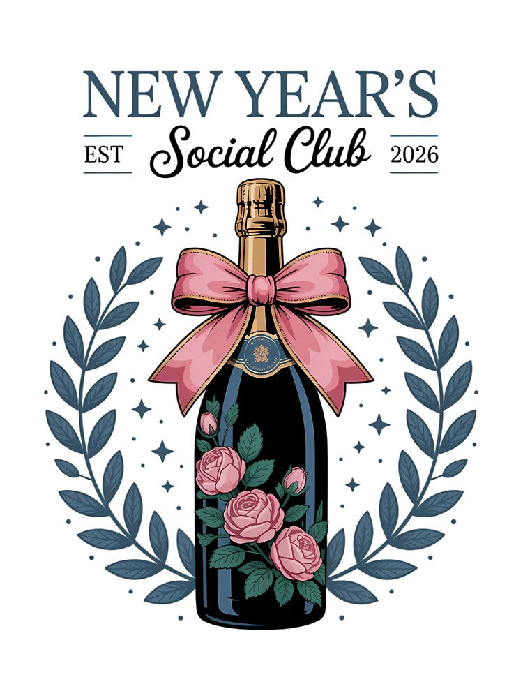 Happy New Year 2026 New Year's Social Club New Years Disco Ball by HellD3vil-Art