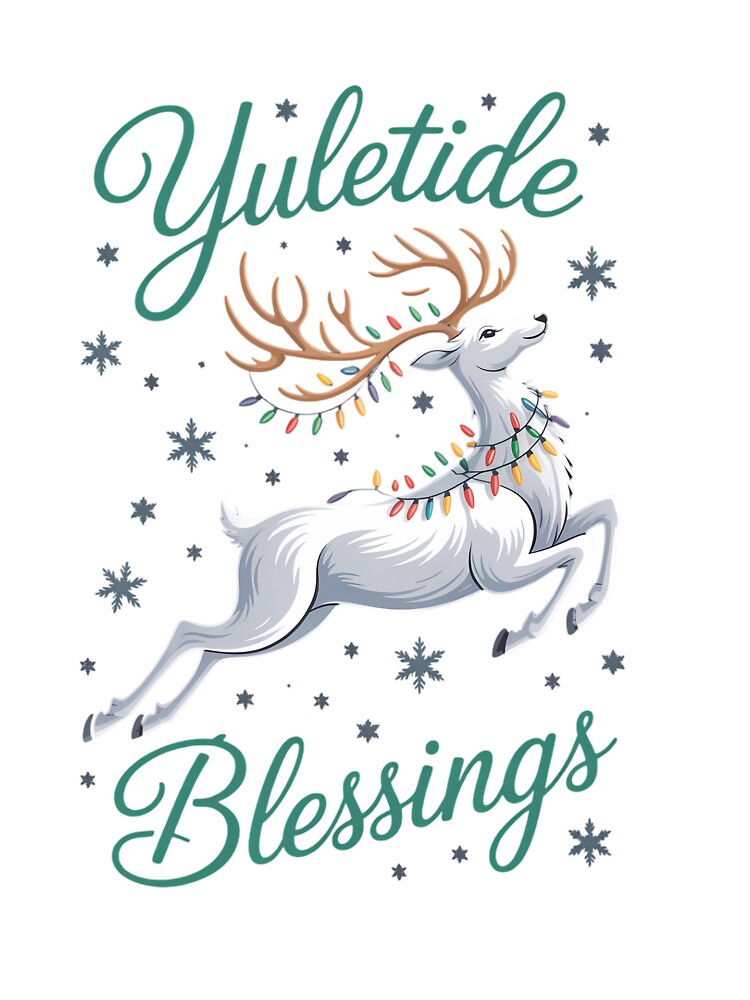 Yuletide Blessings Winter Solstice, Christmas by EllenJast