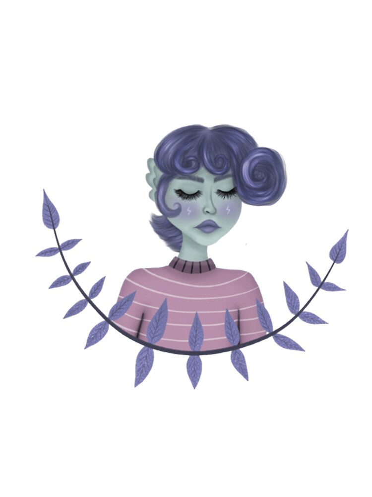Ethereal Dreamer - Pastel Purple Fantasy Girl by holdmeras